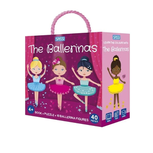 Sassi - 3D Puzzle & Book Set Ballerinas