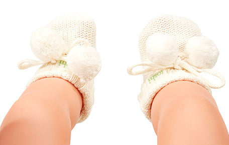 Toshi. Winter booties for babies. Organic Booties. Shop Local at Sticky Fingers Children's Boutique in Niddrie, Melbourne 