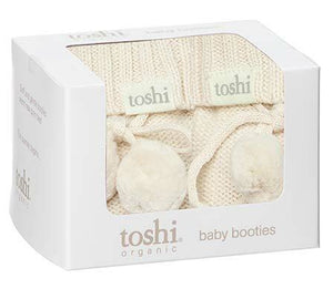 Toshi - Organic Booties Marley - Cream