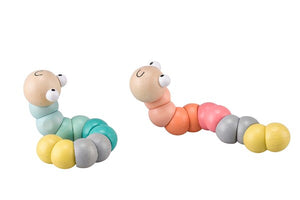Wiggle Worm - Wooden Educational Toys Sticky Fingers Children's Boutique 