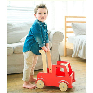 Moover Push Red Truck, Wooden Toys, Sticky Fingers Children's Boutique