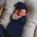 Load image into Gallery viewer, Snuggle Hunny - Muslin Wrap Organic Navy
