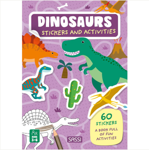 Sassi - Stickers and Activities Book - Dinosaurs