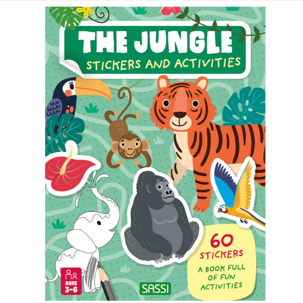 Sassi - Stickers and Activities Book - Jungle