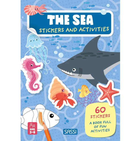 Sassi - Stickers and Activities Book - Sea