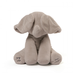 Load image into Gallery viewer, Animated Peek A Boo Elephant , Jasnor Gund, Baby Gift, Baby Plush Toy, Sticky Fingers Children&#39;s Boutique
